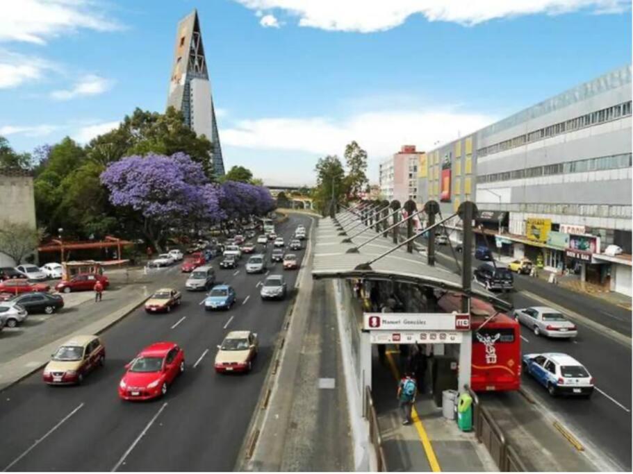 דירות מקסיקו סיטי Depto Equipado, A Min Del Centro Historico, Cdmx. מראה חיצוני תמונה